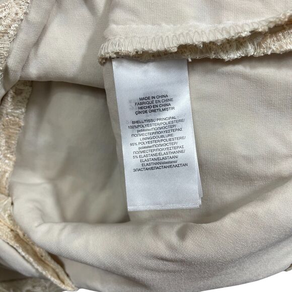 Lauren Ralph Lauren 8 The Bride Cocktail Dress Beige Ivory (see description) - Picture 5 of 6